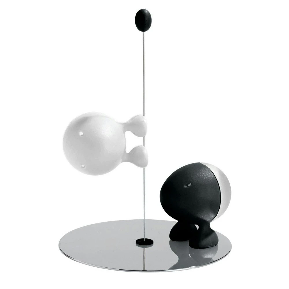 Alessi Lilliput, Salt Og Pebber Sæt, Sort/Hvid 1 Alessi Lilliput, Salt Og Pebber Sæt, Sort/Hvid