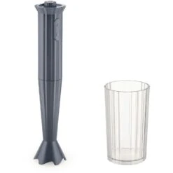 Alessi Plissé Stavblender, Grå