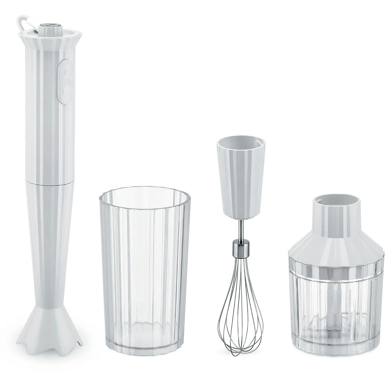 Alessi Plissé Stavblender, Hvid 1 Alessi Plissé Stavblender, Hvid