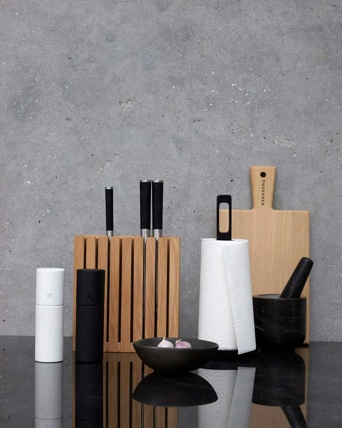 Andersen Køkkenrulleholder, Matsort 2 Andersen Køkkenrulleholder, Matsort - Billede 2