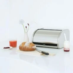 Brabantia Roll Topp Brødkasse Medium, Matt Steel -Køkkenudstyr Butik brabantia roll topp brdkasse small hvid 2