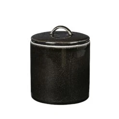 Broste Copenhagen Nordic Coal Jar With Lid, 1 L