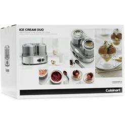 Cuisinart Duo Ismaskine 2x1 L, Stålgrå -Køkkenudstyr Butik cuisinart duo ismaskine 2x1 l stalgra 13