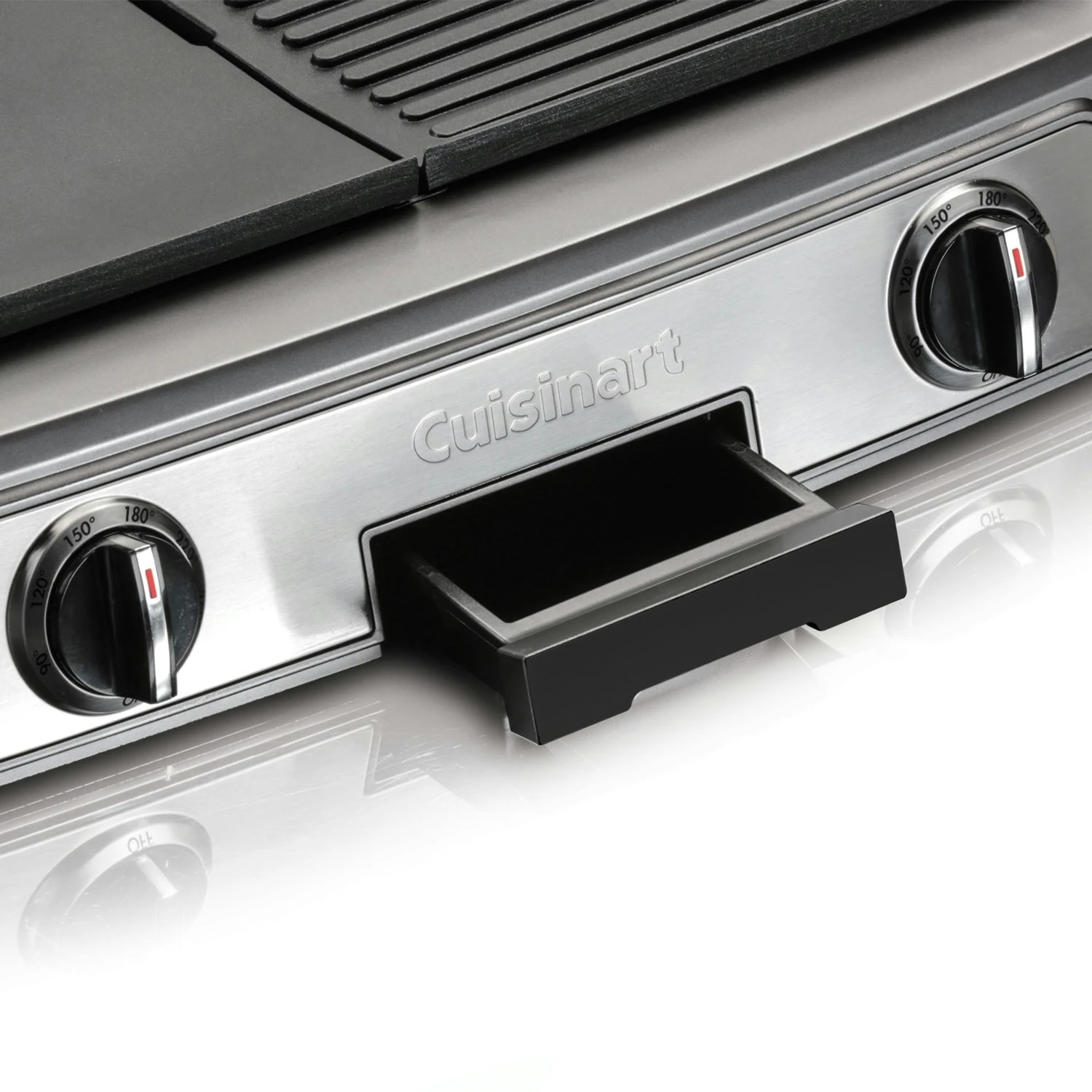 Cuisinart Placnha Elite Bordgrill, Stålgrå 4 Cuisinart Placnha Elite Bordgrill, Stålgrå - Billede 4