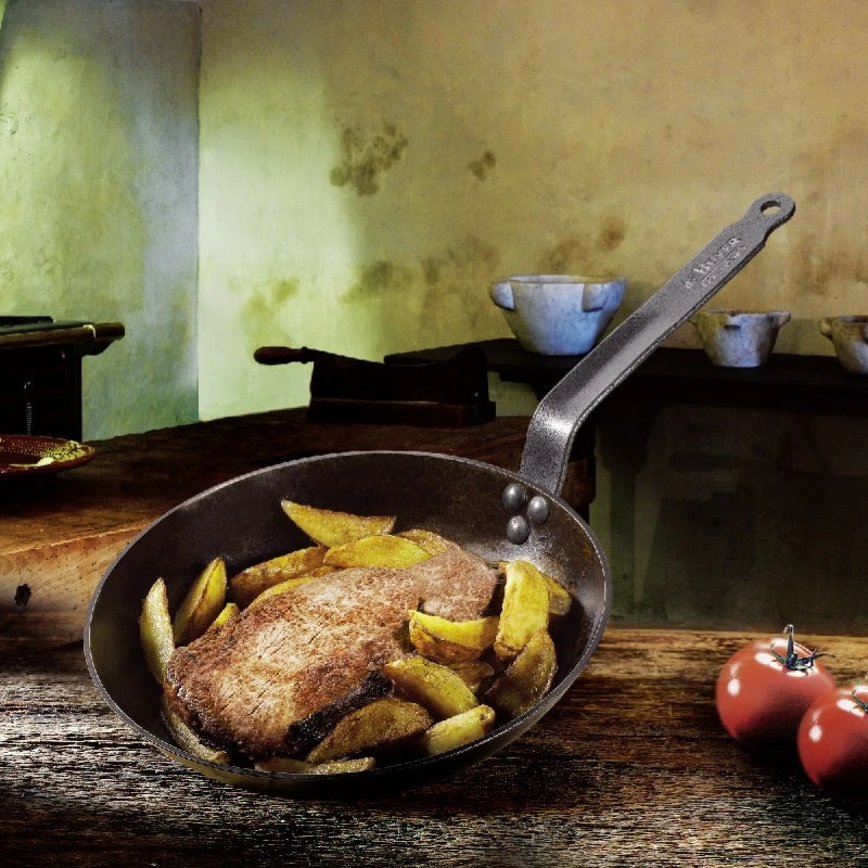 De Buyer Mineral B Lyonnaise Stegepande, 24 Cm 2 De Buyer Mineral B Lyonnaise Stegepande, 24 Cm - Billede 2