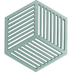 Denby Pavilion Bordskåner Støbejern 21,5x24,5 Cm, Lyseblå