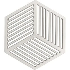 Denby Natural Canvas Bordskåner Støbejern 21,5x24,5 Cm, Hvid