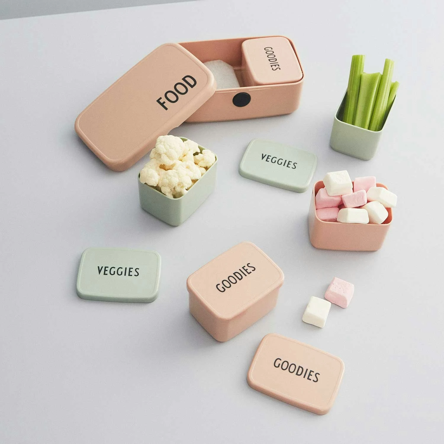 Design Letters Snack Boks, Lavendel 3 Design Letters Snack Boks, Lavendel - Billede 3
