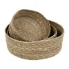 Dixie Seagrass Emil Bread Basket 3 Pack