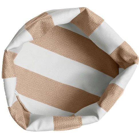Wide Stripe Brødkurv 19x20 Cm, Beige 1 Wide Stripe Brødkurv 19x20 Cm, Beige