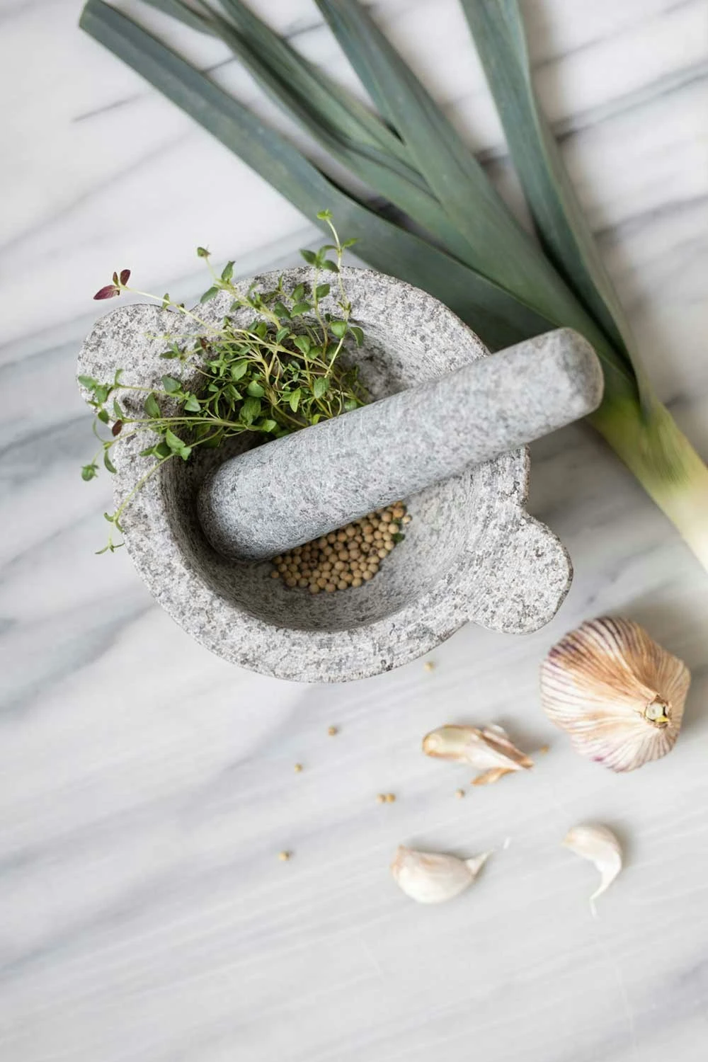 Dorre Birkedal Morter, Granit 2 Dorre Birkedal Morter, Granit - Billede 2