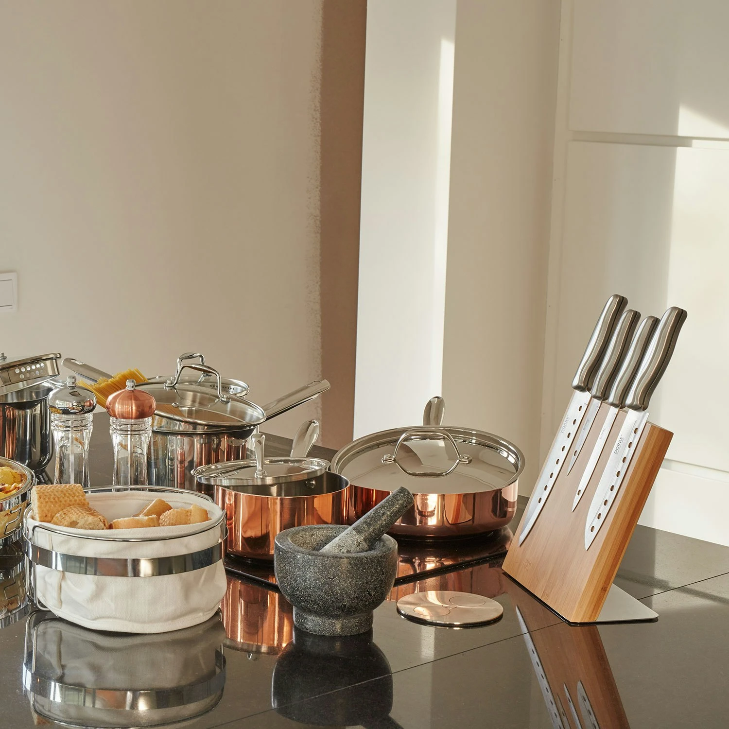 Dorre Calgary Knivesæt 5-Pak, Stål 2 Dorre Calgary Knivesæt 5-Pak, Stål - Billede 2