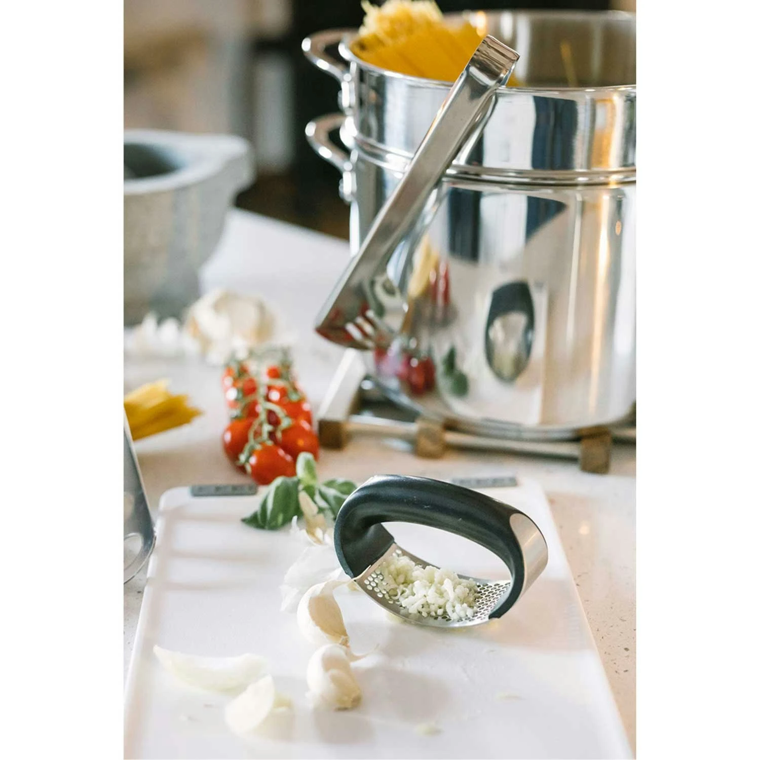 Dorre Garli Garlic Press, Stainless Steel 2 Dorre Garli Garlic Press, Stainless Steel - Billede 2