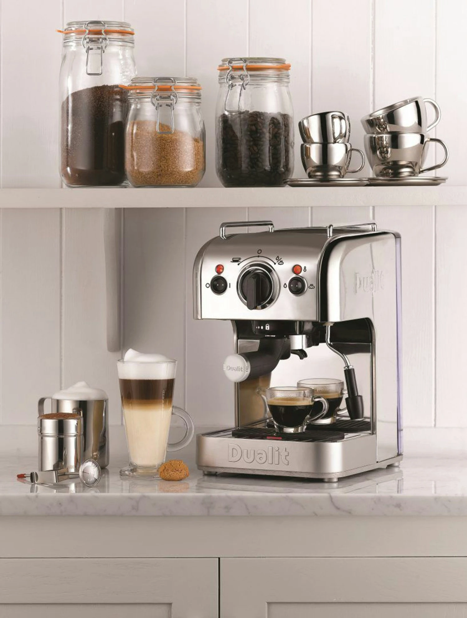 Dualit Espresso Machine 3-in-1, Chrome 4 Dualit Espresso Machine 3-in-1, Chrome - Billede 4