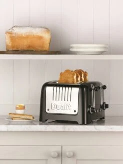Dualit Gloss Brødrist 4-Skiver, Sort 220V -Køkkenudstyr Butik dualit gloss brdrist 4 skiver sort 220v 1