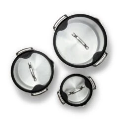 EGO Stabelbar Grydesæt, Rustfrit Stål -Køkkenudstyr Butik ego stabelbar grydest rustfrit stal 3