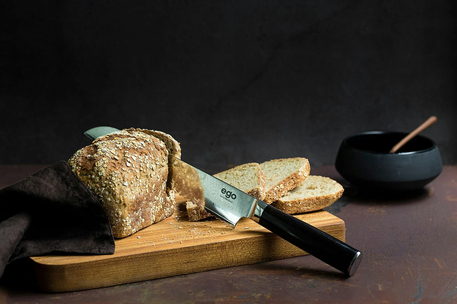 EGO VG-10 Brødkniv 20 Cm 2 EGO VG-10 Brødkniv 20 Cm - Billede 2