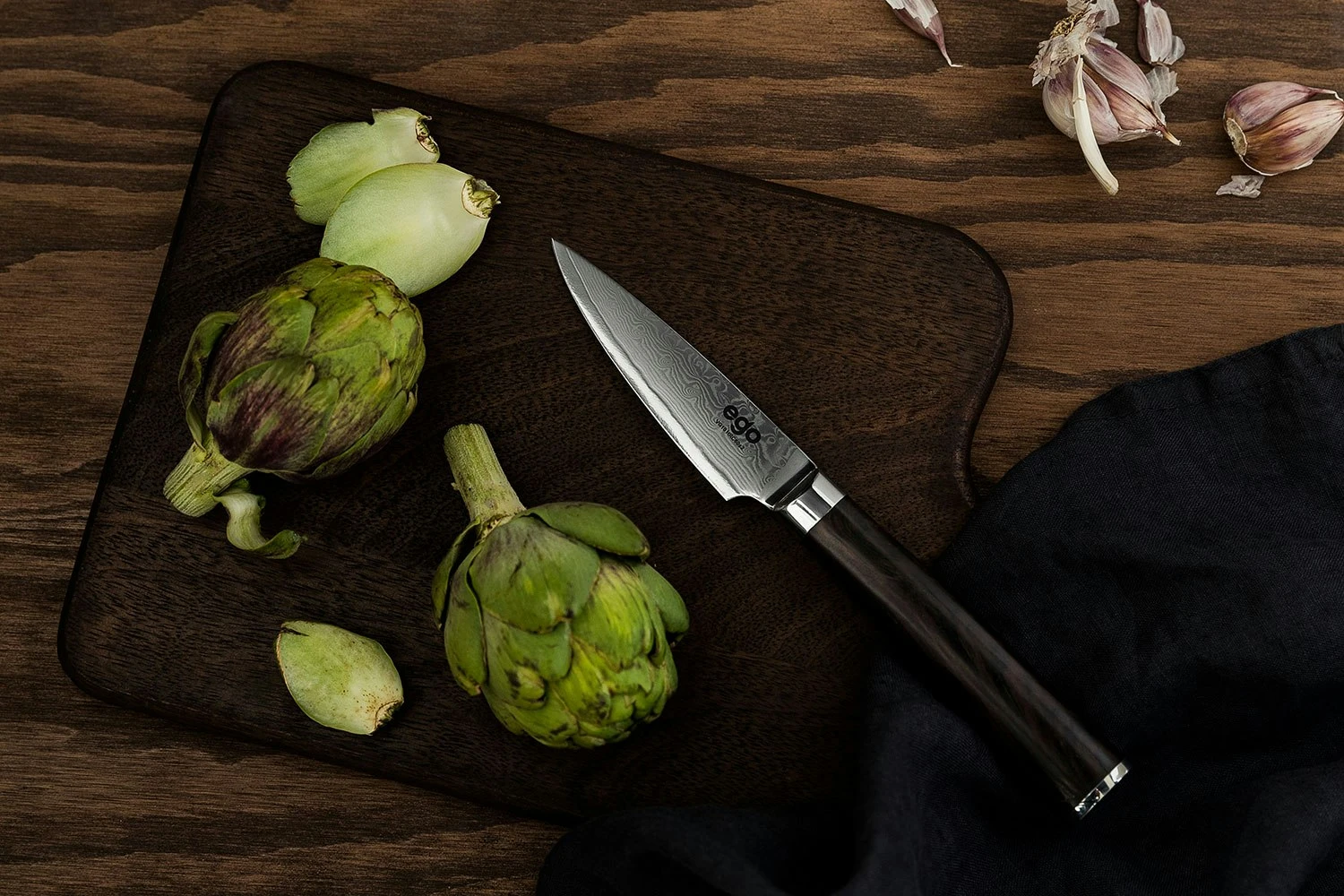 EGO VG-10 Skrællekniv 9 Cm 4 EGO VG-10 Skrællekniv 9 Cm - Billede 4