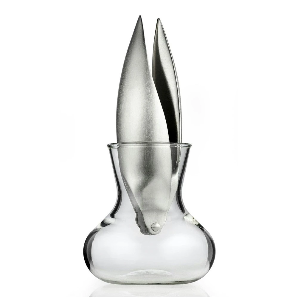 Eva Solo Hvidløgspresse Med Glasbeholder 1 Eva Solo Hvidløgspresse Med Glasbeholder