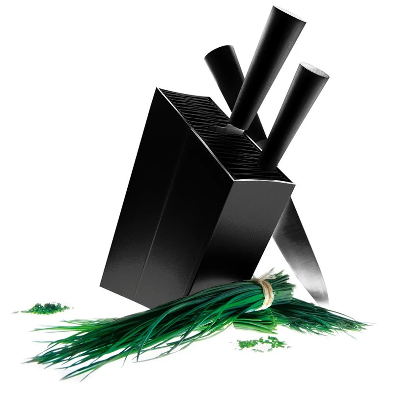 Eva Solo Knivblok Skrå, Sort 1 Eva Solo Knivblok Skrå, Sort