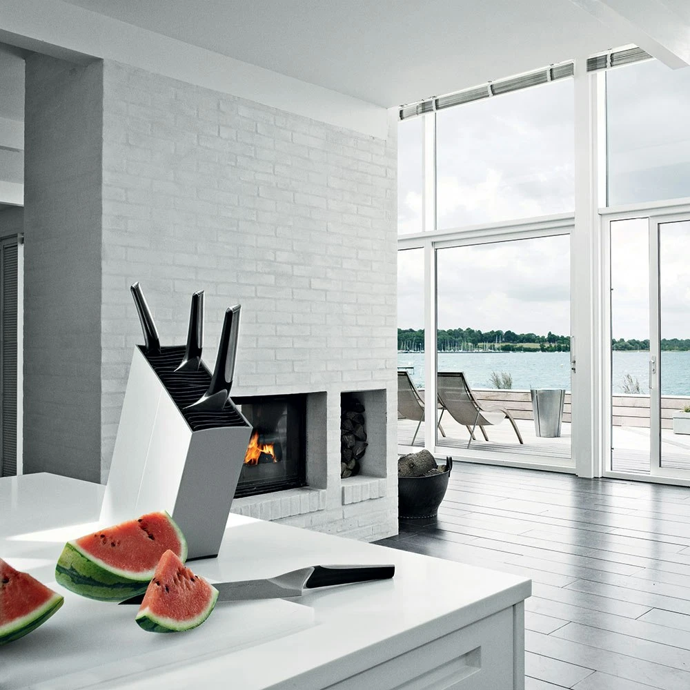 Eva Solo Knivblok Skrå, Hvid 3 Eva Solo Knivblok Skrå, Hvid - Billede 3