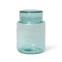 Ferm LIVING Oli Beholder Med Låg / Fad