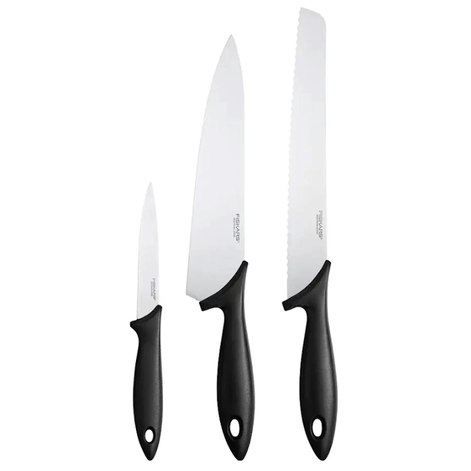 Fiskars Essential Knivsæt, 3 Dele 1 Fiskars Essential Knivsæt, 3 Dele