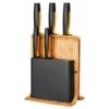 Fiskars Functional Form Knivblok Bambus + 5 Knive