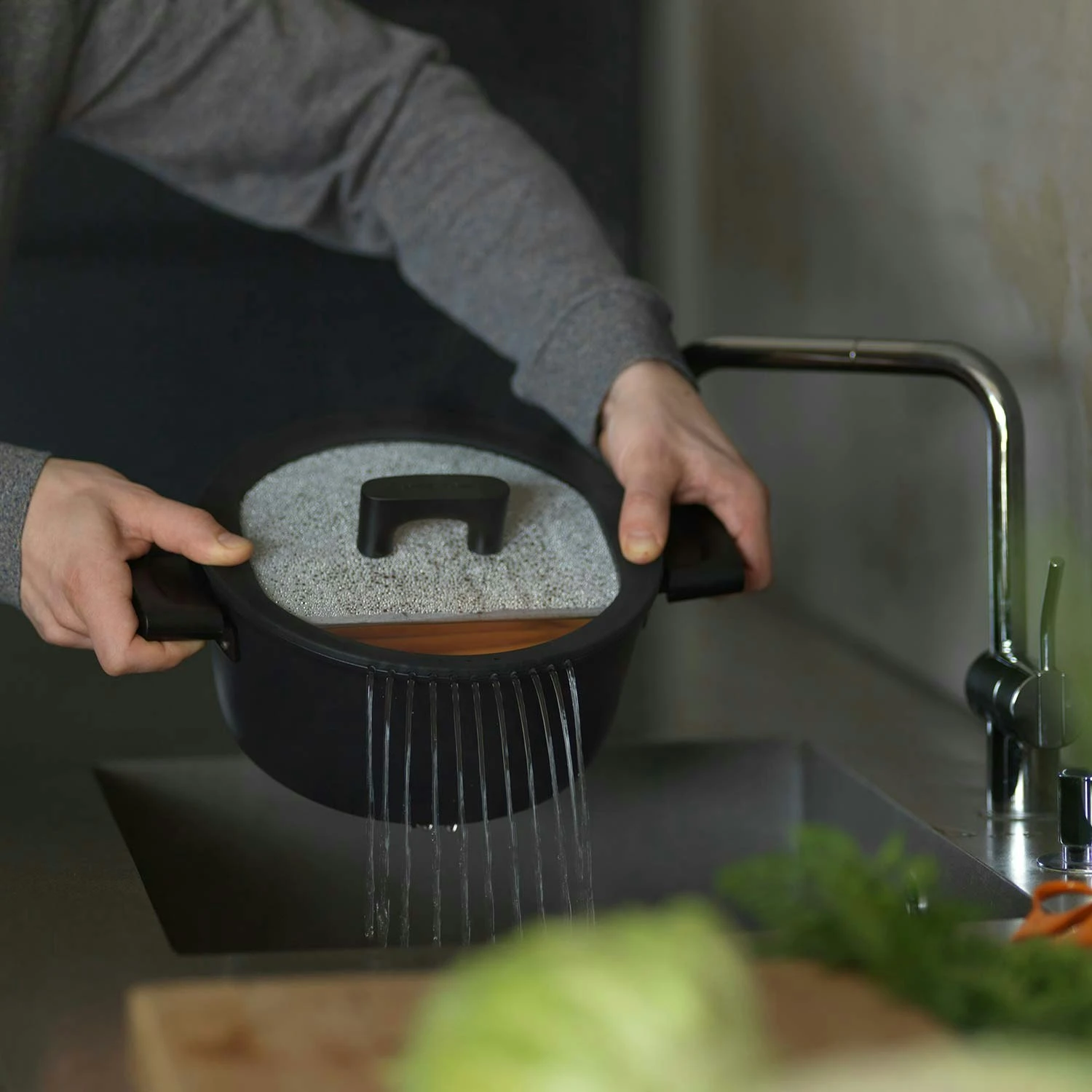 Fiskars Hard Face Casserole, 5 L/26 Cm 2 Fiskars Hard Face Casserole, 5 L/26 Cm - Billede 2