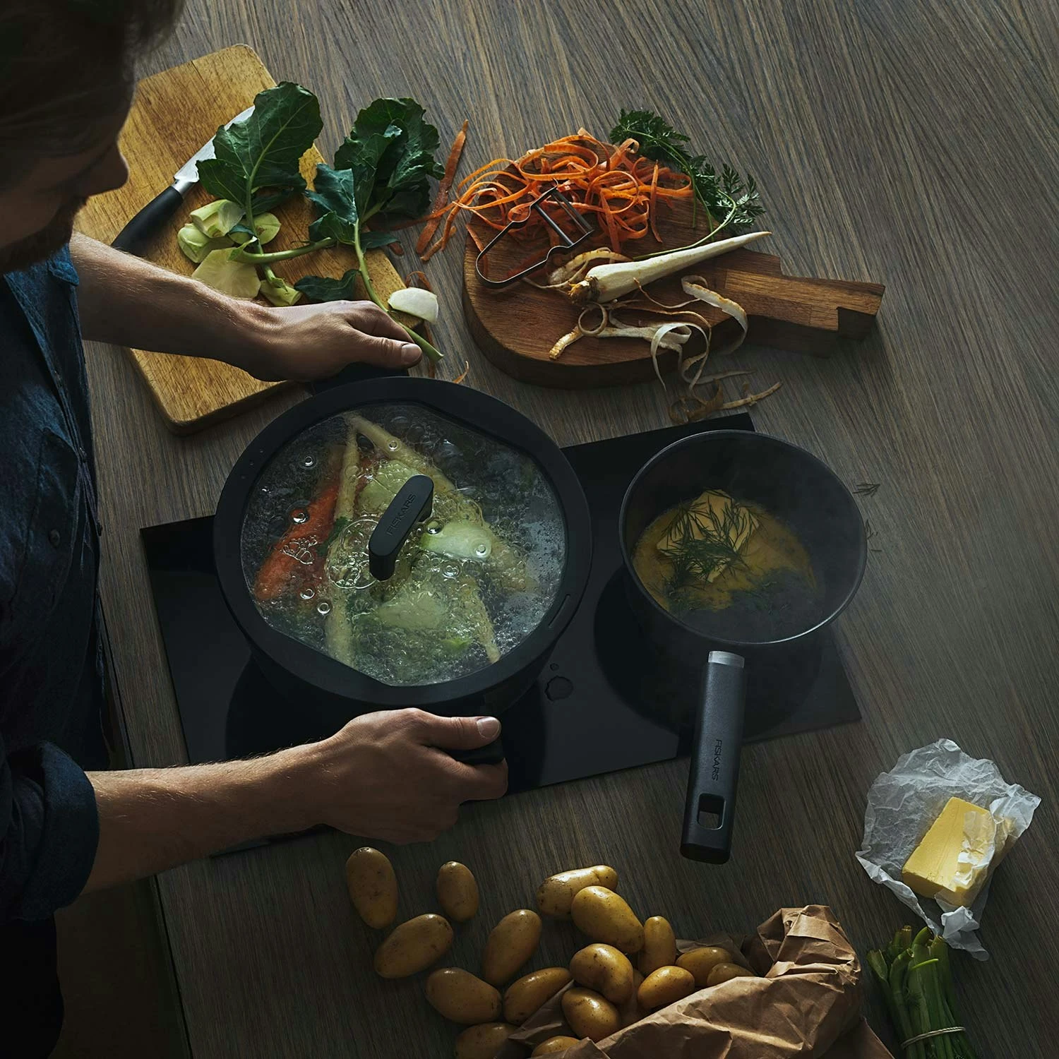 Fiskars Hard Face Casserole, 5 L/26 Cm 3 Fiskars Hard Face Casserole, 5 L/26 Cm - Billede 3