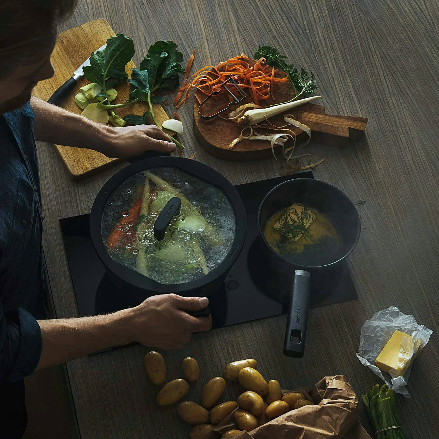 Fiskars Hard Face Saucepan, 1,8 L 3 Fiskars Hard Face Saucepan, 1,8 L - Billede 3