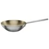 Fiskars Norden Wok Pan 28 Cm, Stainless Steel