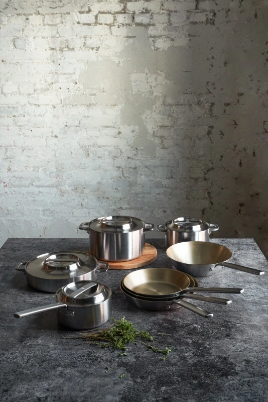 Fiskars Norden Wok Pan 28 Cm, Stainless Steel 3 Fiskars Norden Wok Pan 28 Cm, Stainless Steel - Billede 3