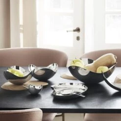 Georg Jensen Bloom Saltkar Med Ske -Køkkenudstyr Butik georg jensen bloom saltkar med ske 2