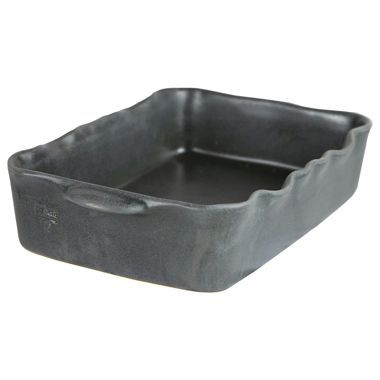 Provence Ovnfast Fad 35,5x22x8 Cm, Matte Grey 1 Provence Ovnfast Fad 35,5x22x8 Cm, Matte Grey
