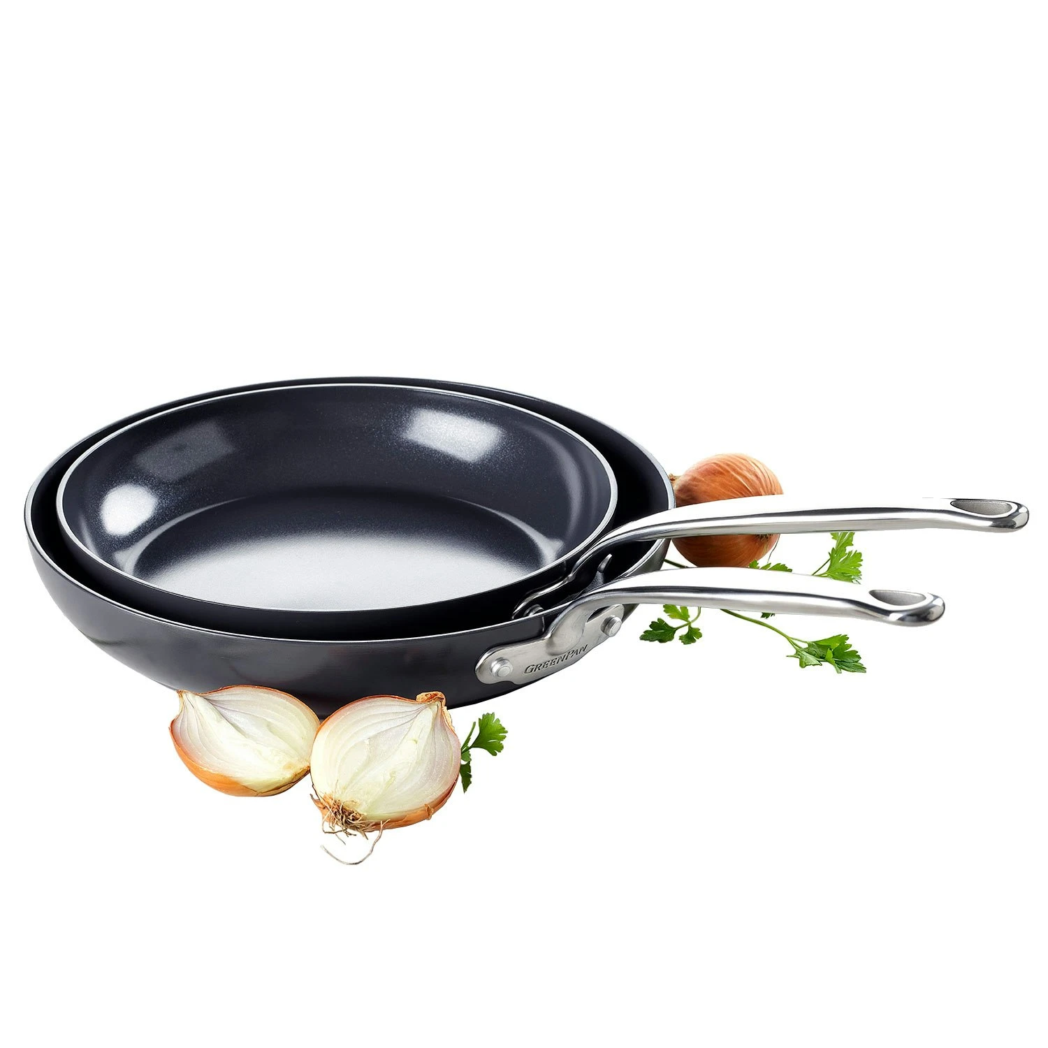 Greenpan Barcelona Frying Pan Ø20 & 28 Cm, Set Of 2 1 Greenpan Barcelona Frying Pan Ø20 & 28 Cm, Set Of 2