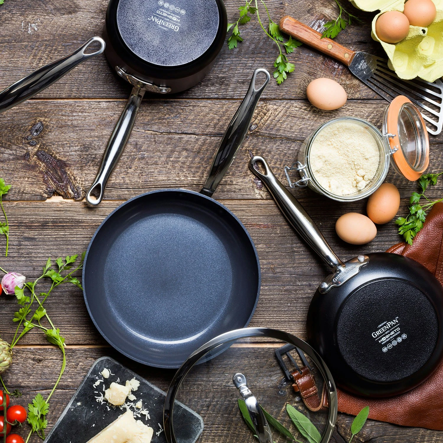 Greenpan Barcelona Stegepande 28cm 2 Greenpan Barcelona Stegepande 28cm - Billede 2
