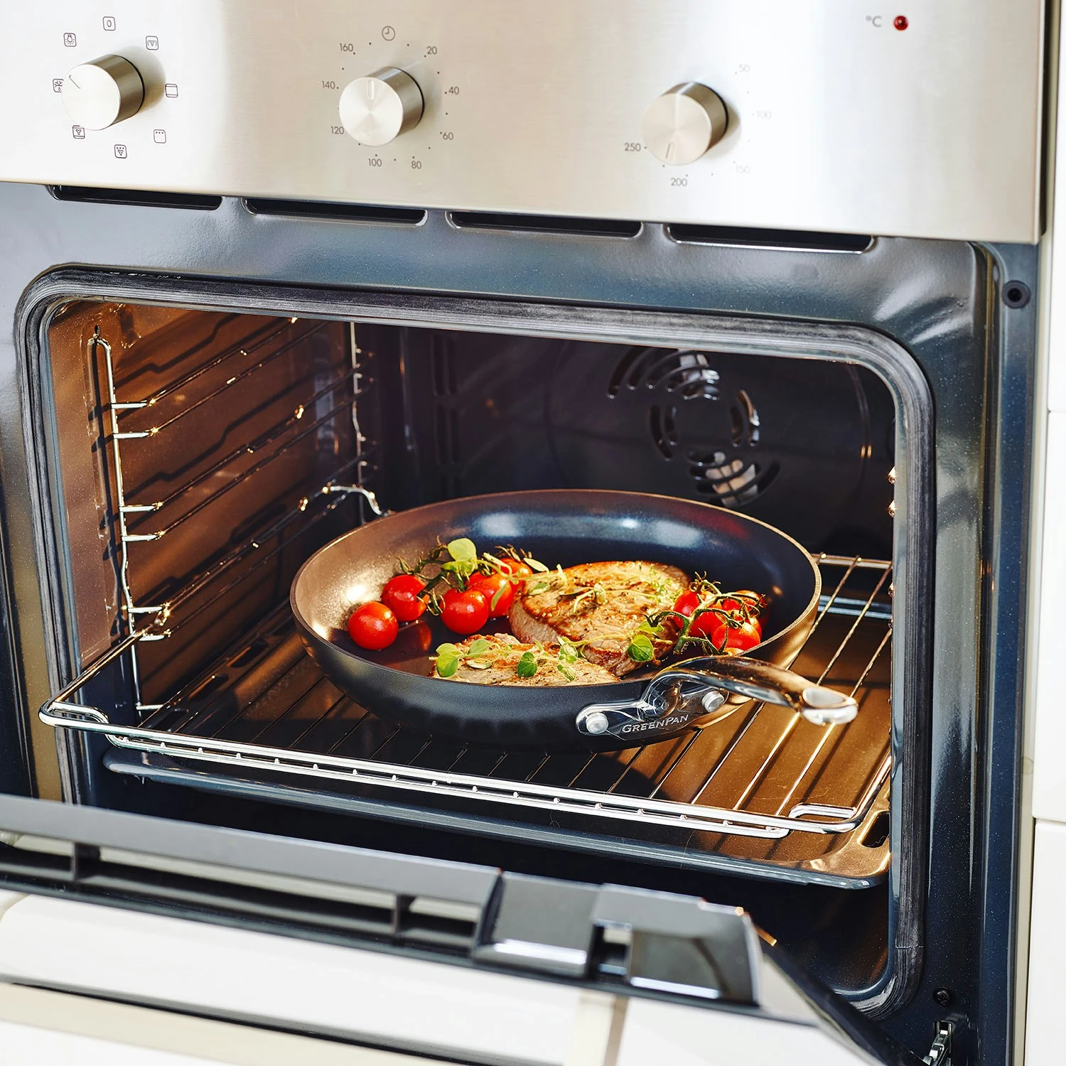 Greenpan Barcelona Stegepande 28cm 6 Greenpan Barcelona Stegepande 28cm - Billede 6