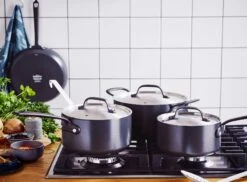 Greenpan Craft Kasserolle Med Låg 24 Cm / 4,9 L 10 Greenpan Craft Kasserolle Med Låg 24 Cm / 4,9 L -Køkkenudstyr Butik greenpan craft kasserolle med lag 24 cm 49 l 3