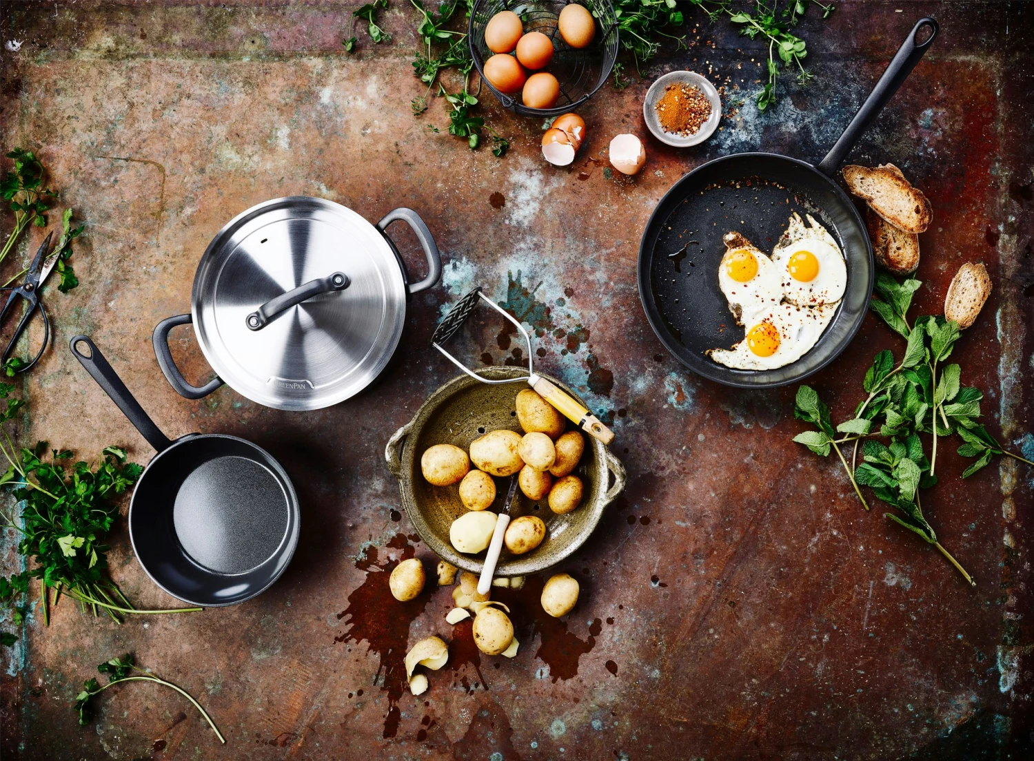 Greenpan Craft Kasserolle Med Låg 24 Cm / 4,9 L 6 Greenpan Craft Kasserolle Med Låg 24 Cm / 4,9 L - Billede 6