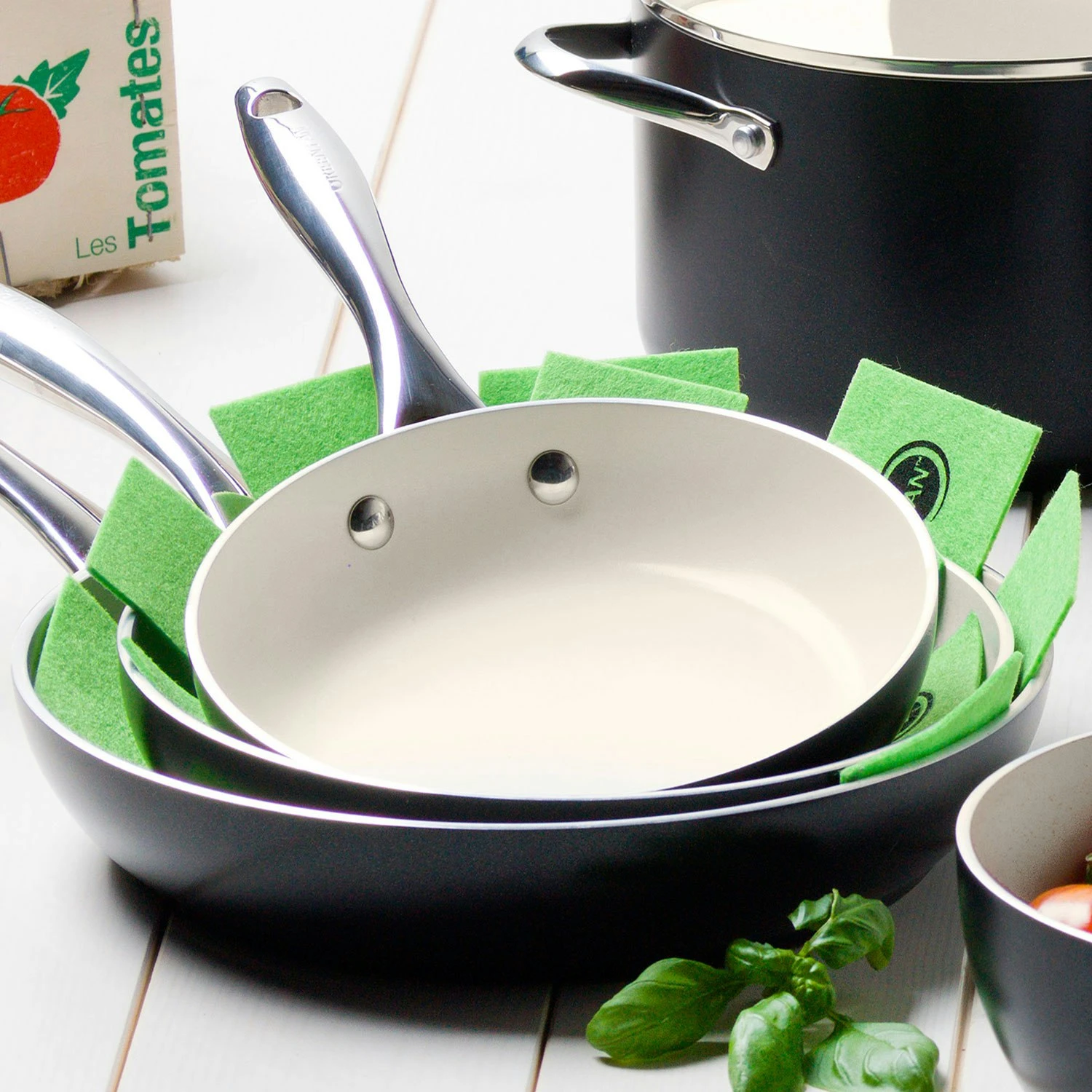 Greenpan Essentials Protective Sheets 2pcs 2 Greenpan Essentials Protective Sheets 2pcs - Billede 2