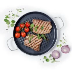 Greenpan Essentials Rund Grillelpande 28cm 4 Greenpan Essentials Rund Grillelpande 28cm -Køkkenudstyr Butik greenpan essentials rund grillelpande 28cm 1