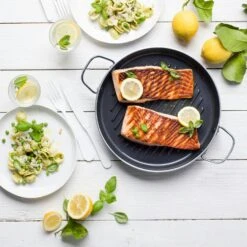 Greenpan Essentials Rund Grillelpande 28cm 5 Greenpan Essentials Rund Grillelpande 28cm -Køkkenudstyr Butik greenpan essentials rund grillelpande 28cm 2