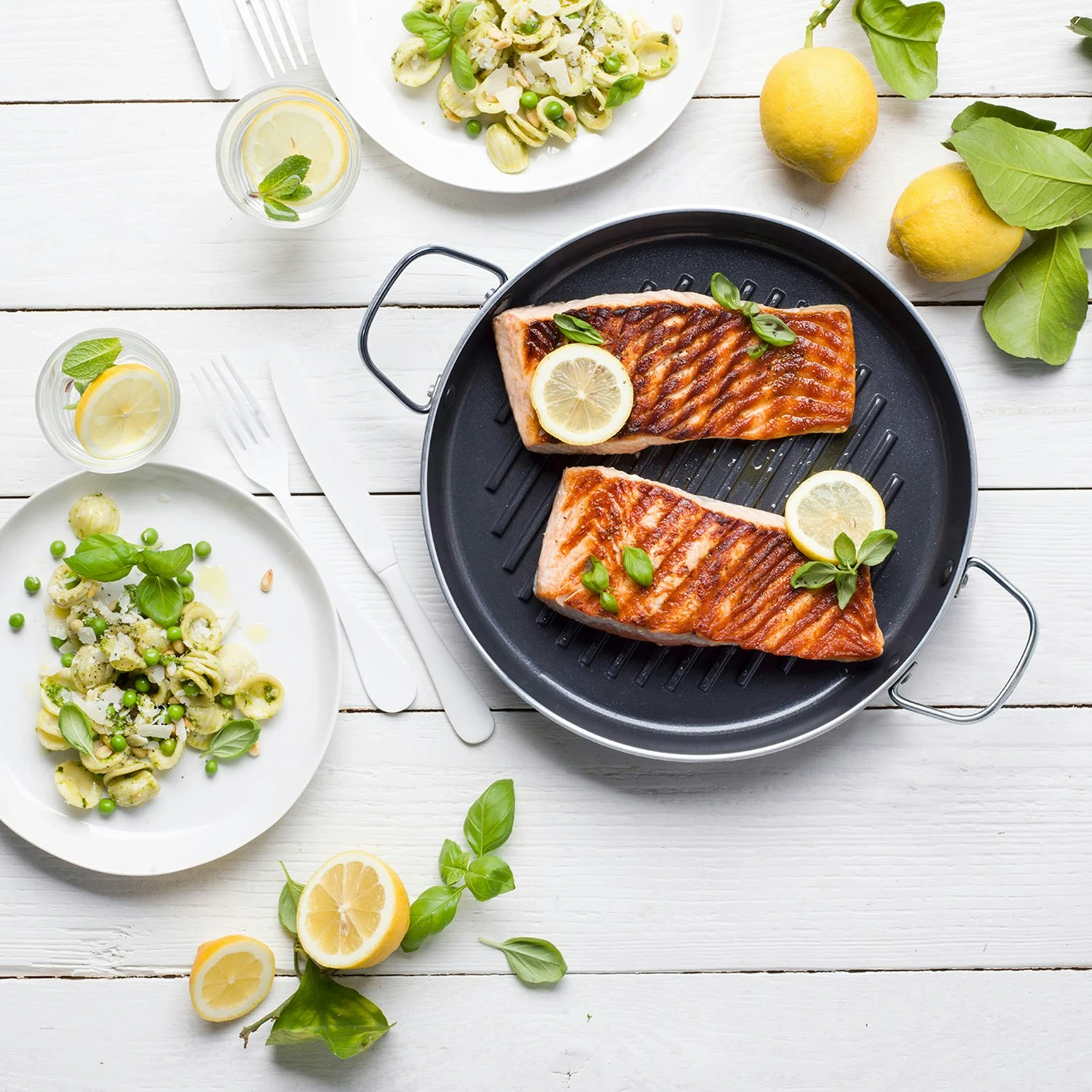 Greenpan Essentials Rund Grillelpande 28cm 3 Greenpan Essentials Rund Grillelpande 28cm - Billede 3