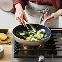 Greenpan Royal Bronze Wok 28 Cm Wokpande Bronze -Køkkenudstyr Butik greenpan royal bronze wok 28 cm 3