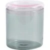 Hay Borosilicate Krukke L Ø12x13,5 Cm, Grå/Lys Rosa