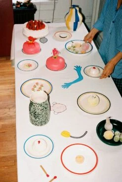 Hay Sobremesa Stripe Kagedåse Blå/Gul 7 Hay Sobremesa Stripe Kagedåse Blå/Gul -Køkkenudstyr Butik hay sobremesa stripe cookie jar blue and yellow 2