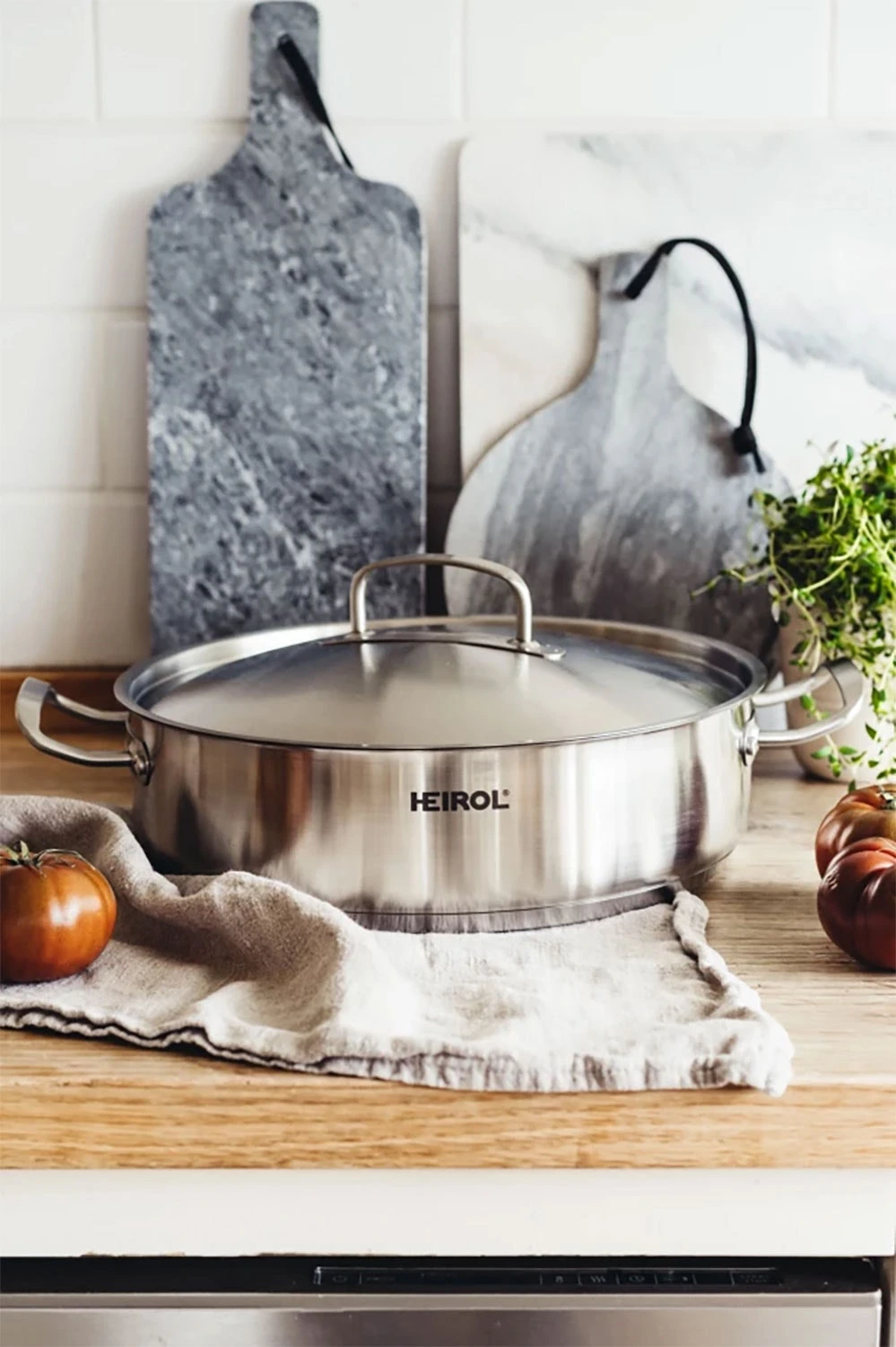 Heirol Cerasafe Pro Kasserolle Med Låg 28 Cm 4,5 L 4 Heirol Cerasafe Pro Kasserolle Med Låg 28 Cm 4,5 L - Billede 4