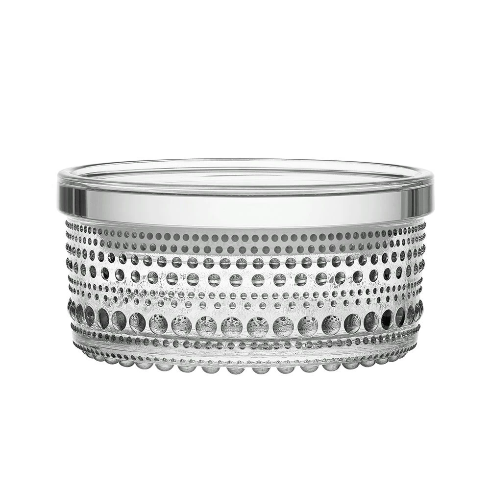 Iittala Kastehelmi Dåse 11x5,7cm, Klar 1 Iittala Kastehelmi Dåse 11x5,7cm, Klar