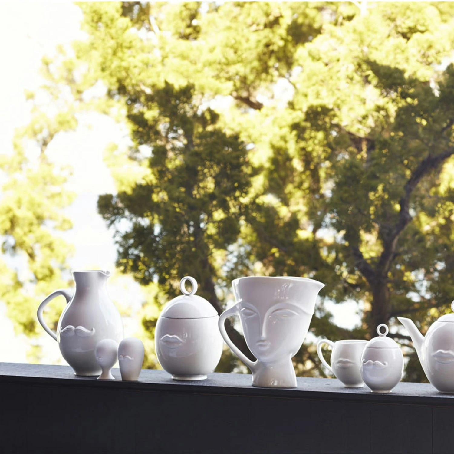 Jonathan Adler Mr. & Mrs. Muse Salt & Peberstrøer, Hvid 4 Jonathan Adler Mr. & Mrs. Muse Salt & Peberstrøer, Hvid - Billede 4